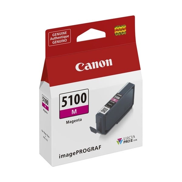 Genuine Canon PFI-5100 Magenta Ink Cartridge