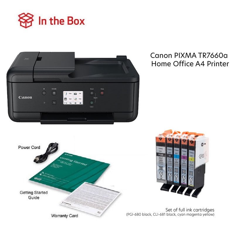 Canon PIXMA Home Office TR7660a All-in-One Printer