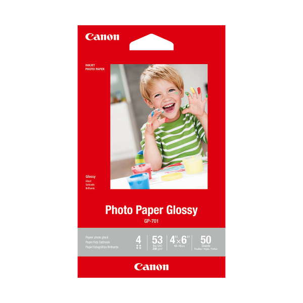 Canon Glossy Photo Paper GP-701 6x4 50 pack