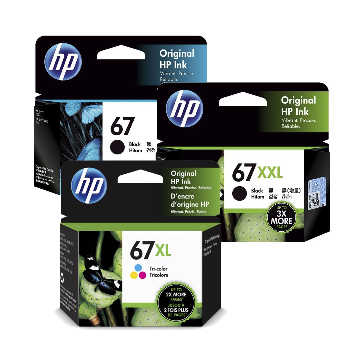 HP 67 67XL 67XXL Ink