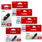 Canon CLI-651 PGI-650 CLI-651XL PGI-650XL Ink Cartridges