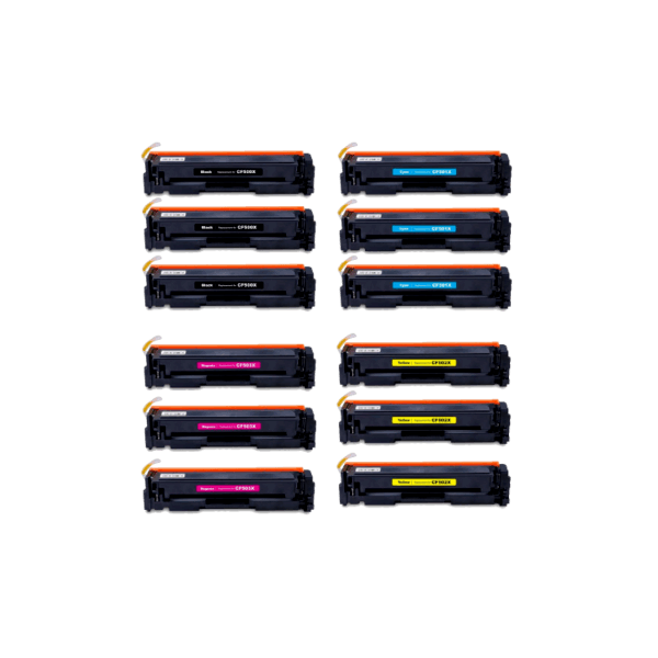 Compatible HP 202X Toner Value Pack High Yield 3 PACK Compatible HP 202X Toner Value Pack High Yield 3 PACK