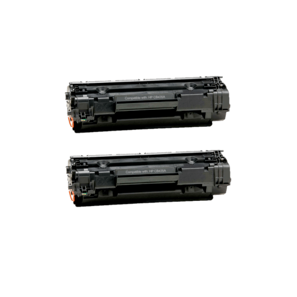 Compatible HP 35A Toner Cartridge CB435A 2 PACK Compatible HP 35A Toner Cartridge CB435A 2 PACK