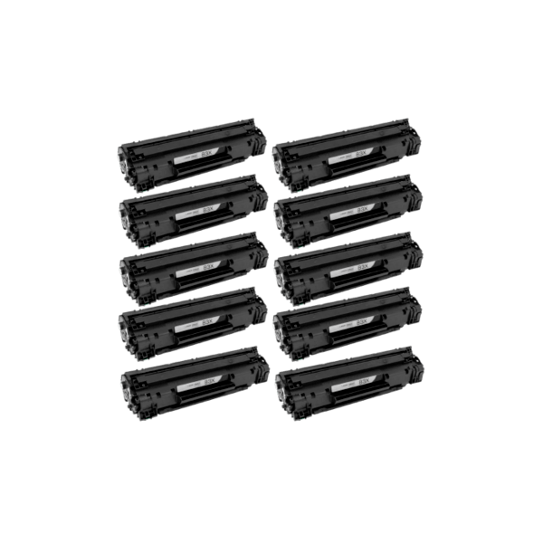 Compatible HP 83X Toner High Yield CF283X 10 PACK Compatible HP 83X Toner High Yield CF283X 10 PACK