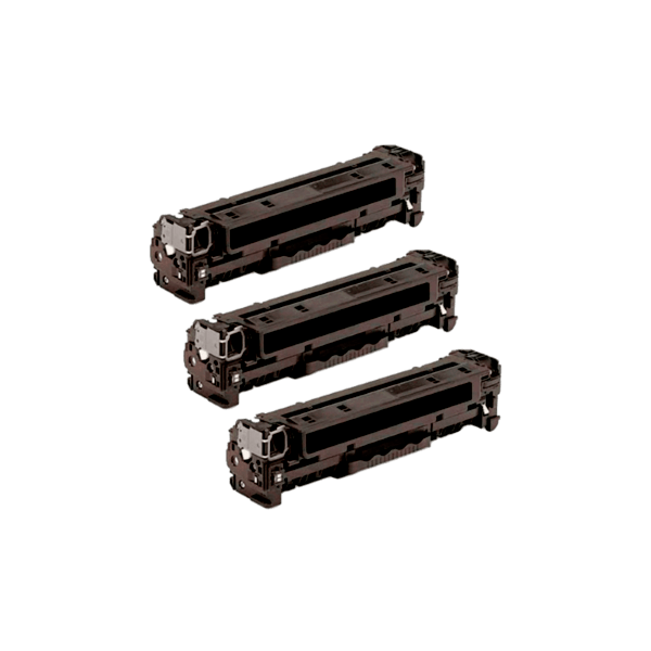 Compatible HP 312X Black Toner Cartridge High Yield CF380X 3 PACK Compatible HP 312X Black Toner Cartridge High Yield CF380X 3 PACK