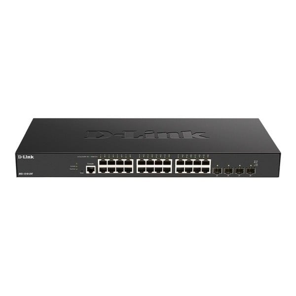 D-Link 28-Port 10 Gigabit Smart Managed Switch with 4 x 25Gbps SFP28 ports DXS-1210-28T