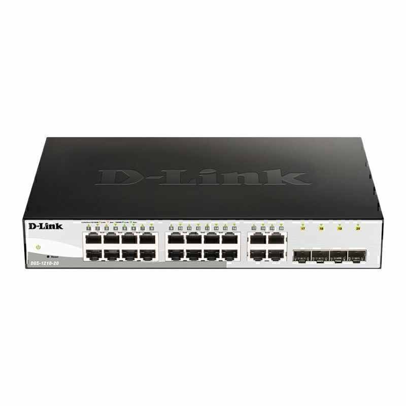 D-Link 20-Port Gigabit Smart Managed Switch with 20 RJ45 D-Link 20-Port Gigabit Smart Managed Switch with 20 RJ45