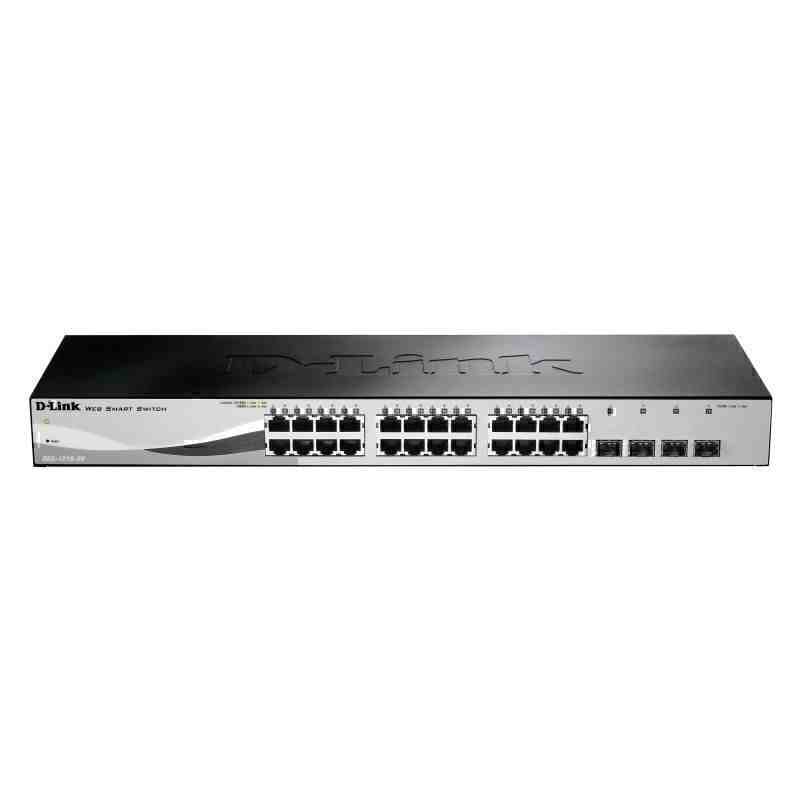 D-Link 28-Port Gigabit Smart Managed Switch with 28 RJ45 D-Link 28-Port Gigabit Smart Managed Switch with 28 RJ45
