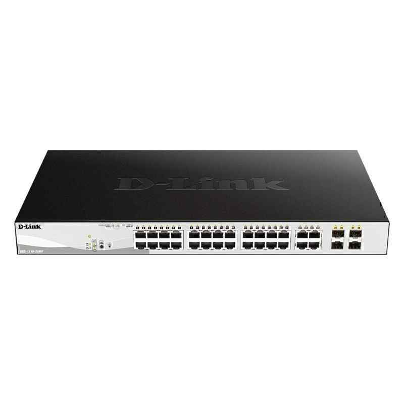 D-Link 28-Port Gigabit Smart Managed 370W PoE Switch with 28 RJ45 D-Link 28-Port Gigabit Smart Managed 370W PoE Switch with 28 RJ45