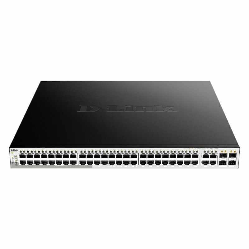 D-Link 52-Port Gigabit Smart Managed PoE Switch with 52 RJ45 ports D-Link 52-Port Gigabit Smart Managed PoE Switch with 52 RJ45 ports