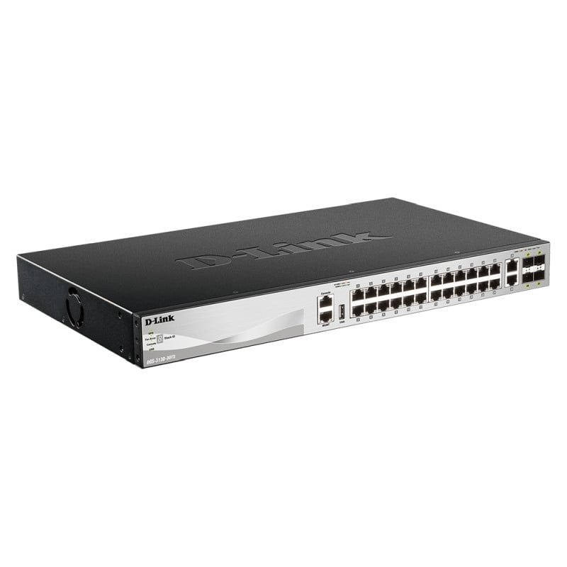 D-Link 30 port Stackable Gigabit Layer 3+ Switch with 6 ports