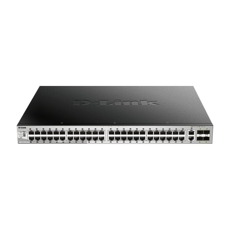 D-Link 54 port Stackable Gigabit PoE Layer 3+ Switch with 6 10GbE ports D-Link 54 port Stackable Gigabit PoE Layer 3+ Switch with 6 10GbE ports