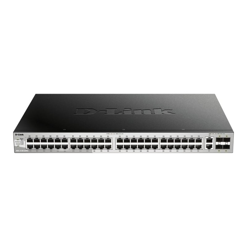 D-Link 54 port Stackable Gigabit Layer 3+ Switch with 6 10GbE ports D-Link 54 port Stackable Gigabit Layer 3+ Switch with 6 10GbE ports