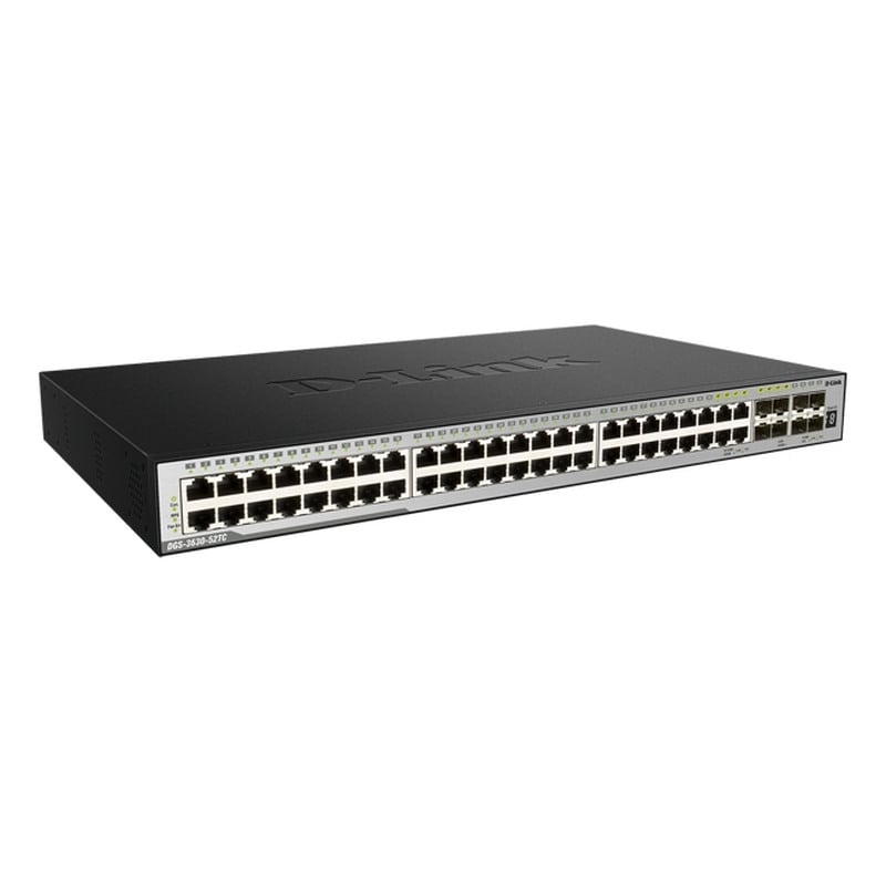 D-Link 52-Port Layer 3 Stackable Gigabit Switch with 4 10GbE Ports