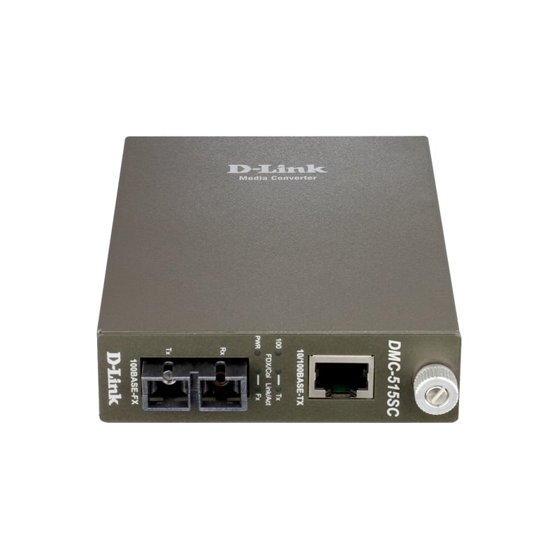 D-Link 100BaseTX to 100BaseFX Media Converter (Single Mode 1310nm) - 15km