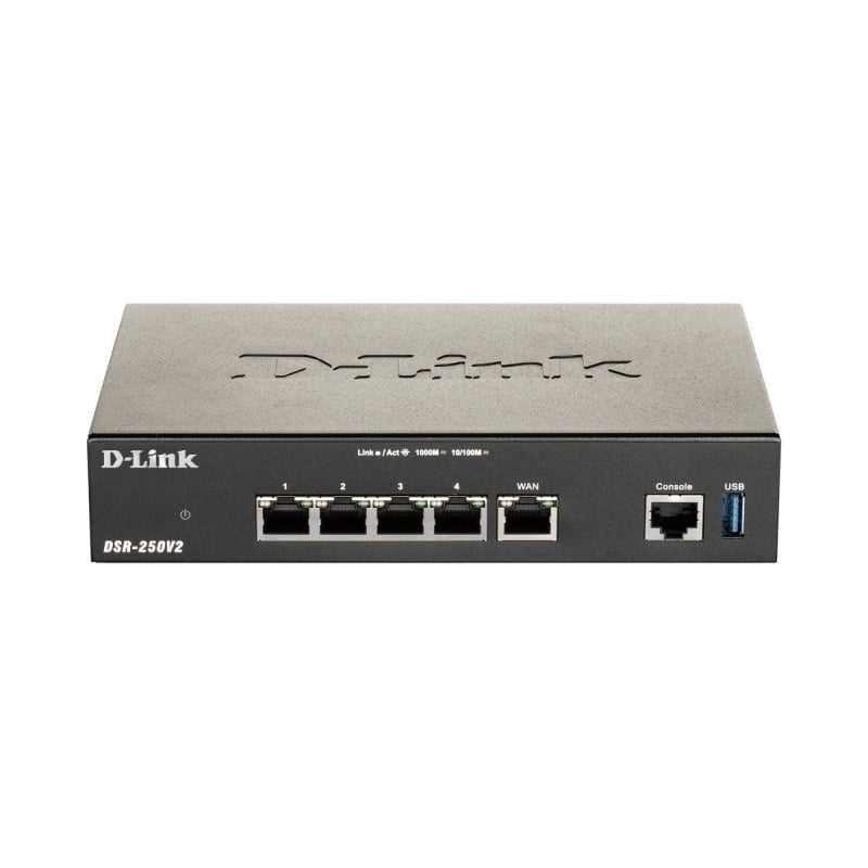 D-Link DSR-250V2 5-Gigabit Port VPN Router D-Link DSR-250V2 5-Gigabit Port VPN Router