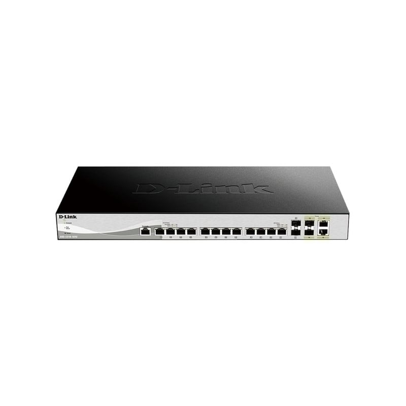D-Link 16-Port 10 Gigabit Smart Managed Switch with 4 SFP+ (2 Combo) ports D-Link 16-Port 10 Gigabit Smart Managed Switch with 4 SFP+ (2 Combo) ports