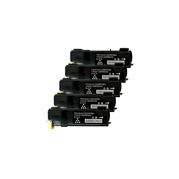 Compatible Dell 1320cn 2130cn 2135cn Black Toner 5 PACK Compatible Dell 1320cn 2130cn 2135cn Black Toner 5 PACK