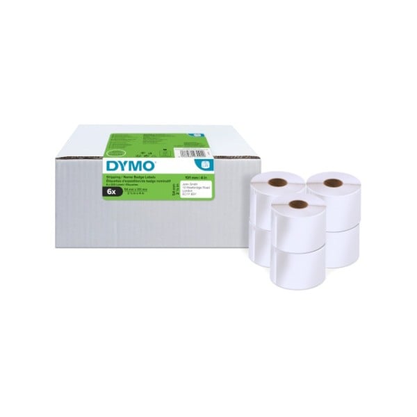 Dymo 2093092 / SD99014 / S0722430 LabelWriter Shipping Labels 54 x 101mm 6 PACK