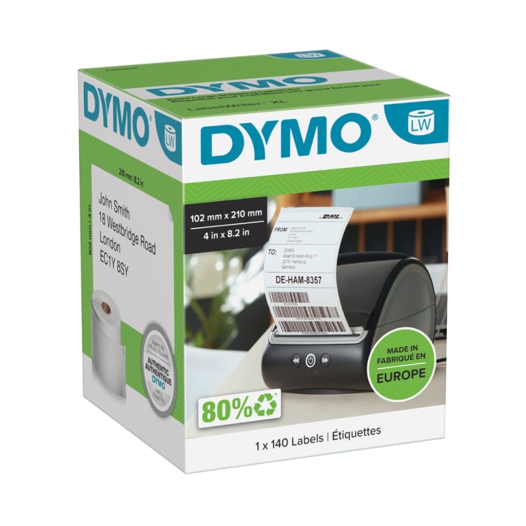 Dymo 2166659 LabelWriter XL Shipping Labels DHL Format 102 x 210mm
