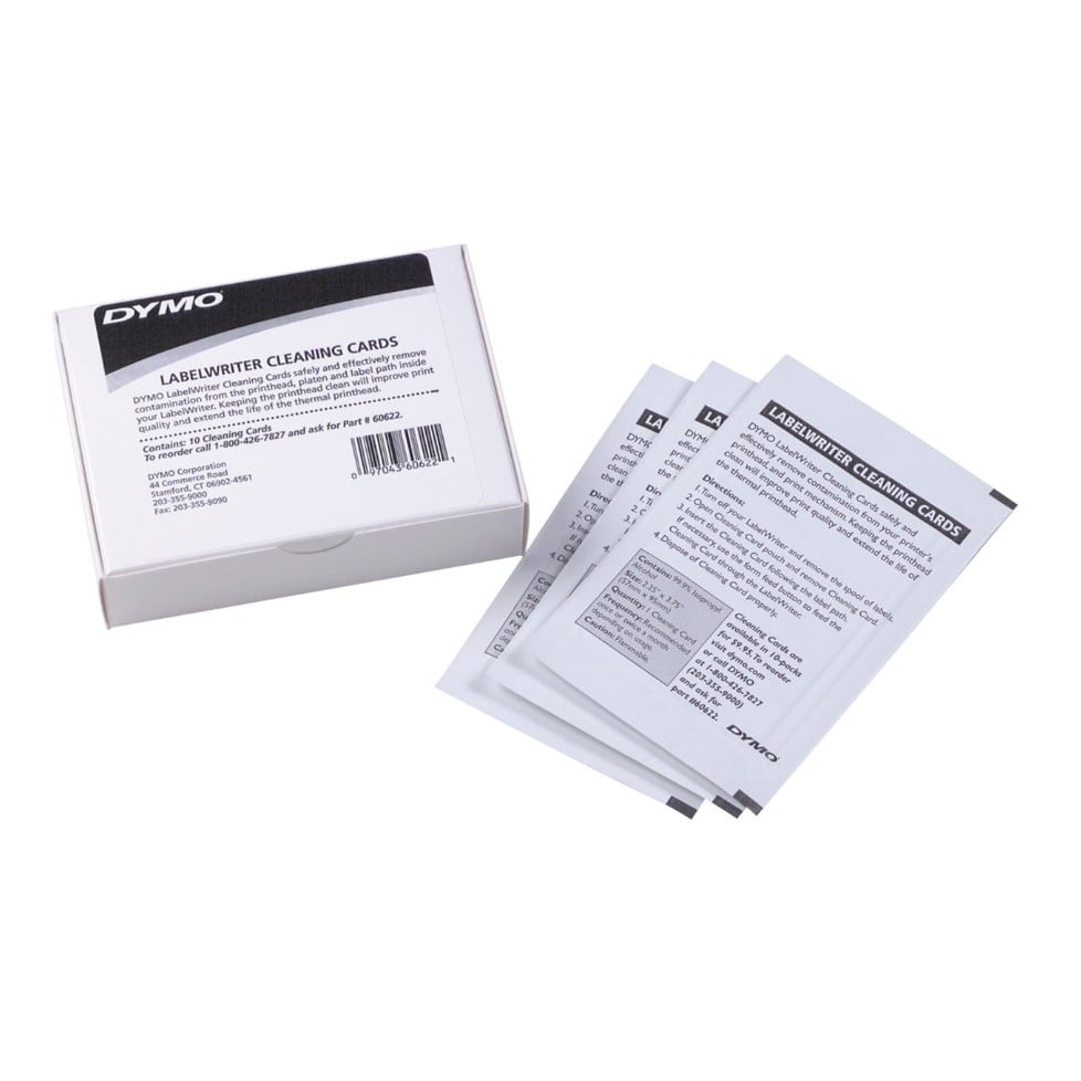Dymo Cleaning Cards