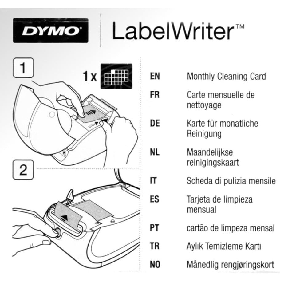 Dymo Cleaning Cards