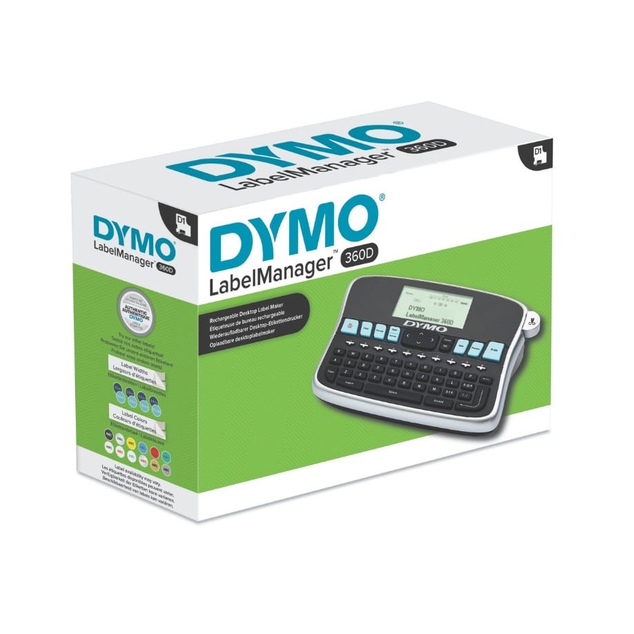 DYMO LabelManager 360D Rechargeable Hand-Held Label Maker