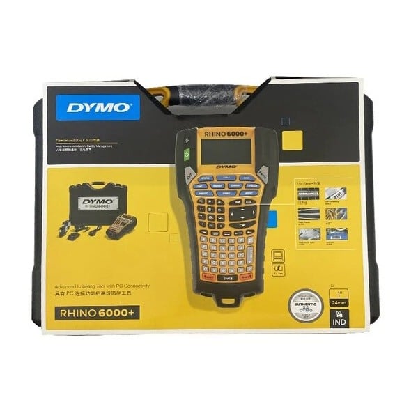 DYMO Rhino 6000+ Industrial Label Maker Kit with Hard Case