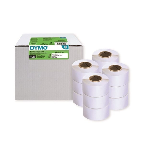 Dymo S0722420 / SD99014 / S0722430 LabelWriter Shipping Labels 54 x 101mm 12 PACK