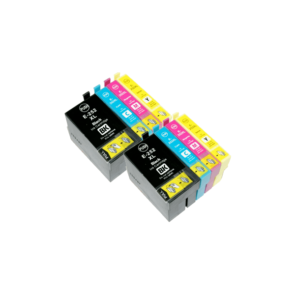 Compatible Epson 252XL Ink High Yield Double Value Pack Compatible Epson 252XL Ink High Yield Double Value Pack