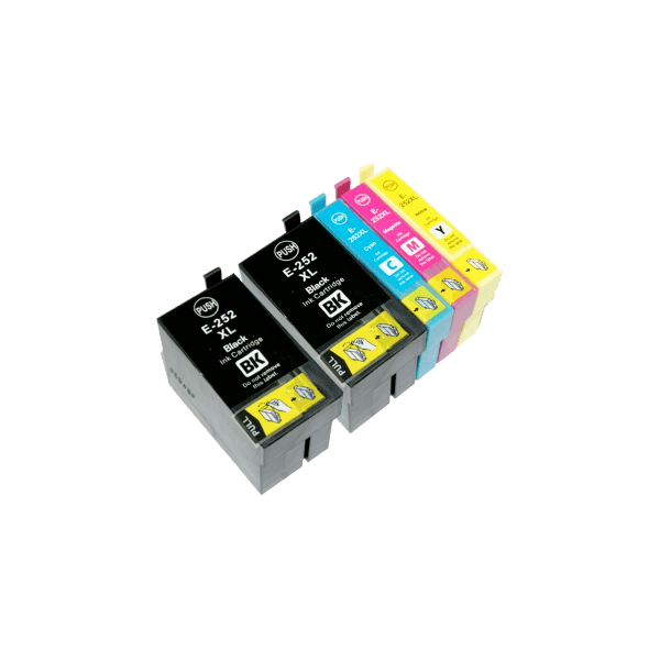 Compatible Epson 252XL Ink High Yield Value Pack PLUS EXTRA BLACK Compatible Epson 252XL Ink High Yield Value Pack PLUS EXTRA BLACK