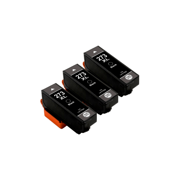 Compatible Epson 273XL Black Ink High Yield 3 PACK Compatible Epson 273XL Black Ink High Yield 3 PACK