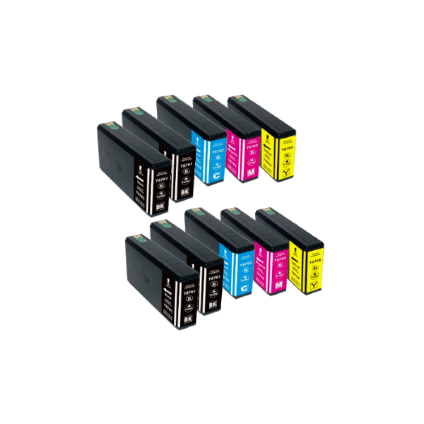 Compatible Epson 676XL Ink Double Value Pack PLUS EXTRA BLACKS Compatible Epson 676XL Ink Double Value Pack PLUS EXTRA BLACKS