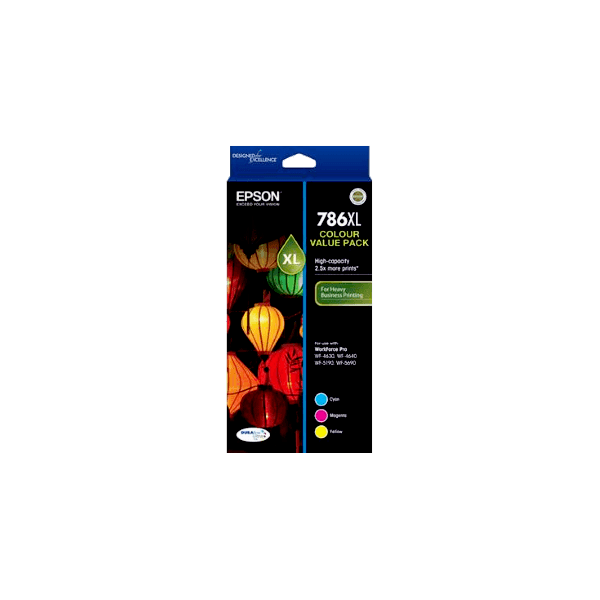 Genuine Epson 786XL Ink Value Pack High Yield