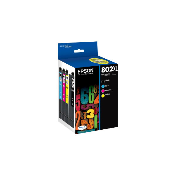 Genuine Epson 802XL Ink Value Pack