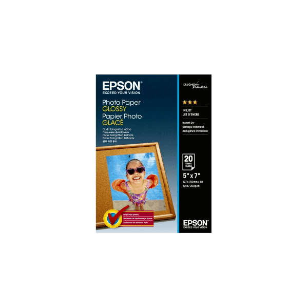 Epson 5" x 7" Glossy Photo Paper S042544