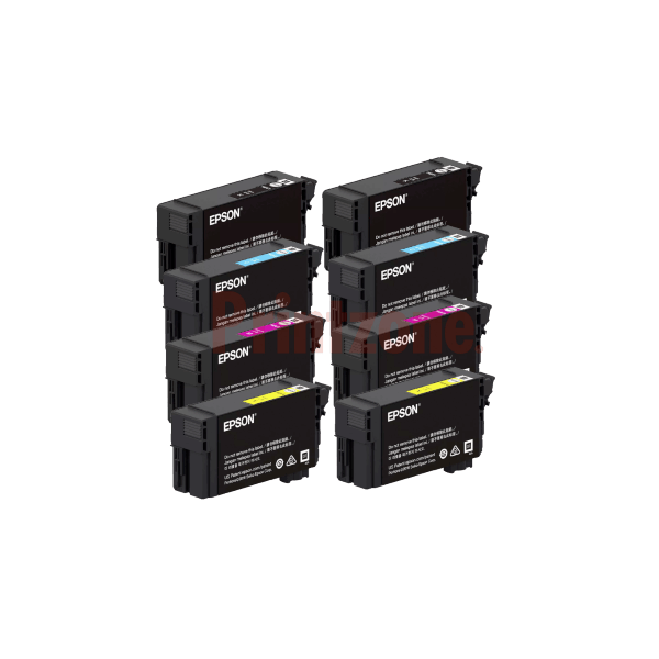 Genuine Epson 50ml Black & 26ml Colours Ultrachrome XD2 Ink Double Value Pack