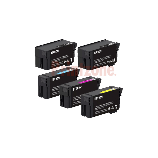 Genuine Epson 80ml Black & 50ml Colours Ultrachrome XD2 Ink Value Pack PLUS EXTRA BLACK