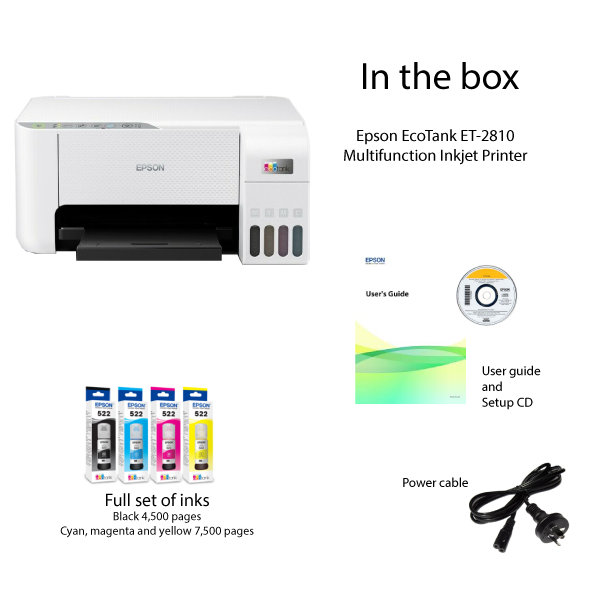 Epson EcoTank ET-2810 Inkjet Multifunction Printer