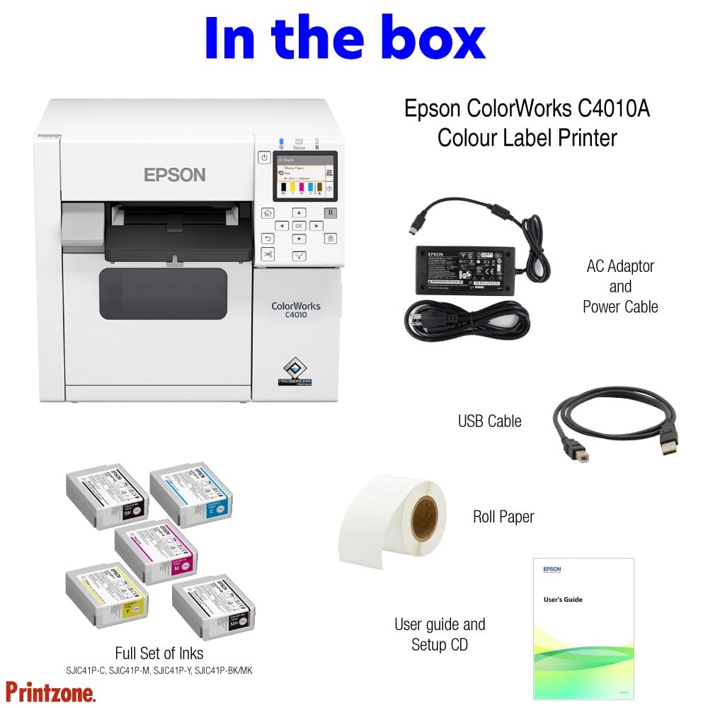Epson ColorWorks C4010A Colour Label Printer