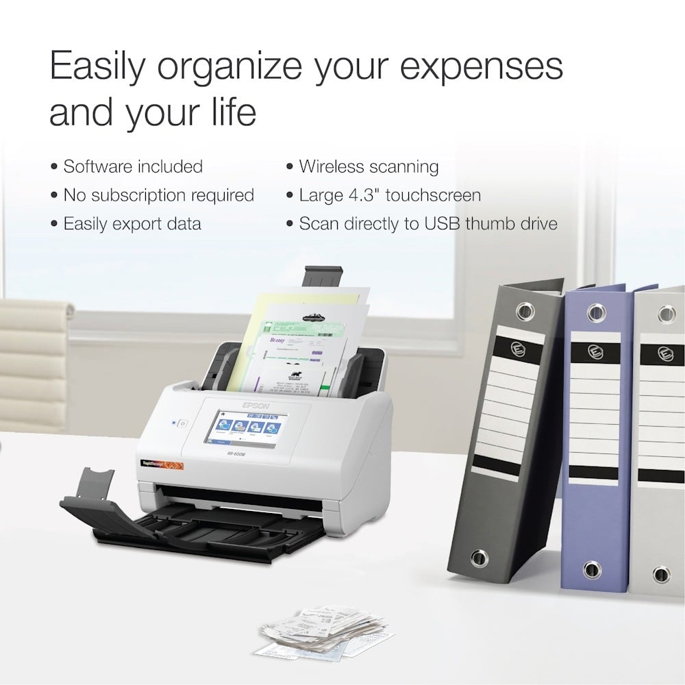 Epson WorkForce RR-600W RapidReceipt Scanner