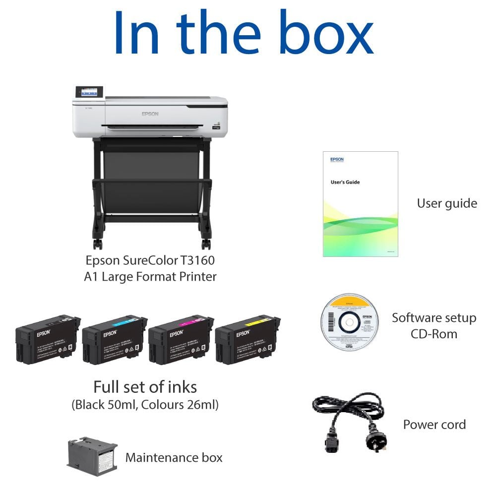 Epson SureColor T3160 24in Large Format Printer