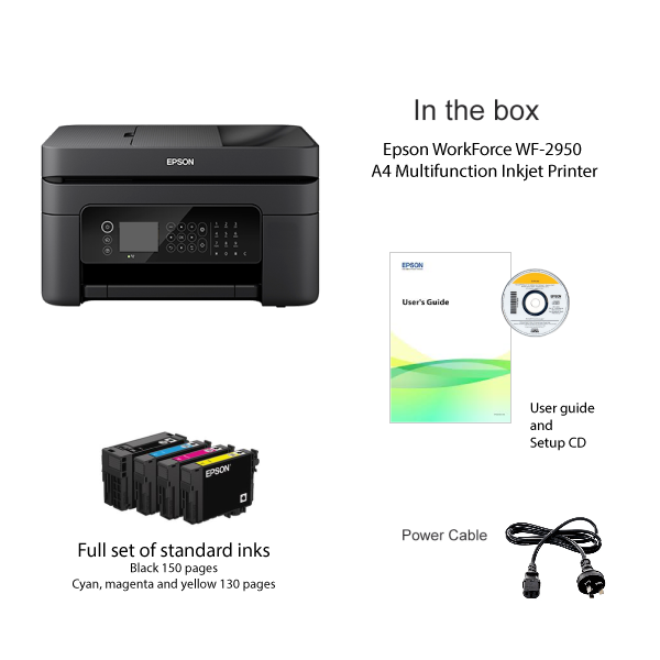 Epson WorkForce WF-2950 Inkjet Multifunction Printer