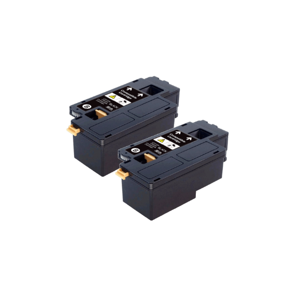 Compatible Fuji Xerox CT201591 Black Toner 2 PACK Compatible Fuji Xerox CT201591 Black Toner 2 PACK
