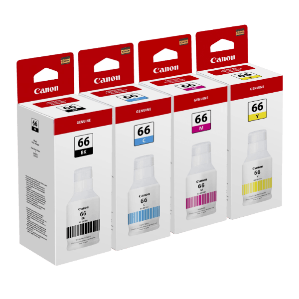 Genuine Canon Maxify GI-66 Ink Bottle Value Pack