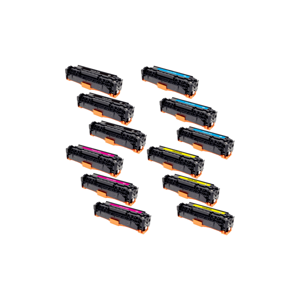Compatible HP 125A Toner Cartridge Value Pack 3 PACK Compatible HP 125A Toner Cartridge Value Pack 3 PACK