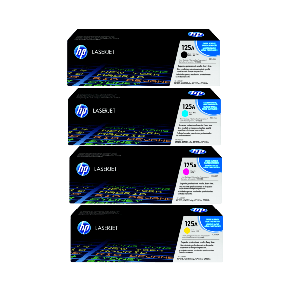 Genuine HP 125A Toner Cartridge Value Pack