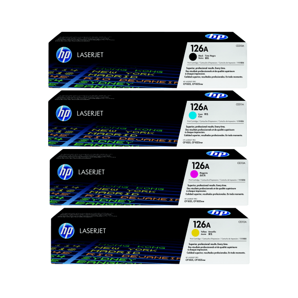 Genuine HP 126A Toner Cartridge Value Pack
