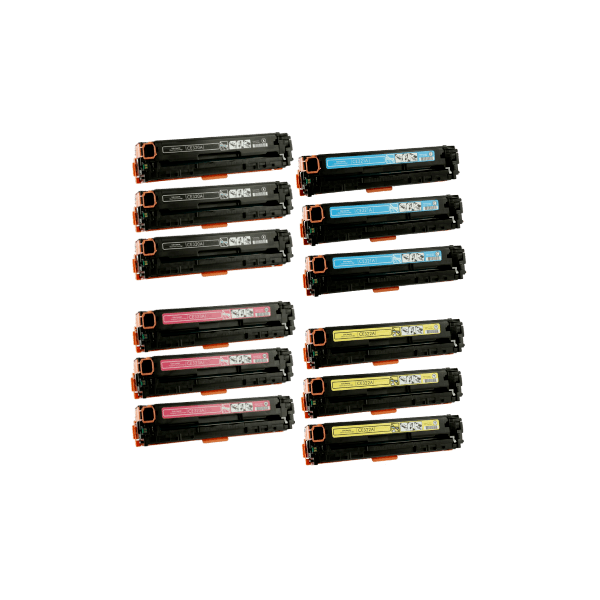 Compatible HP 128a Toner Triple Value Pack Compatible HP 128a Toner Triple Value Pack