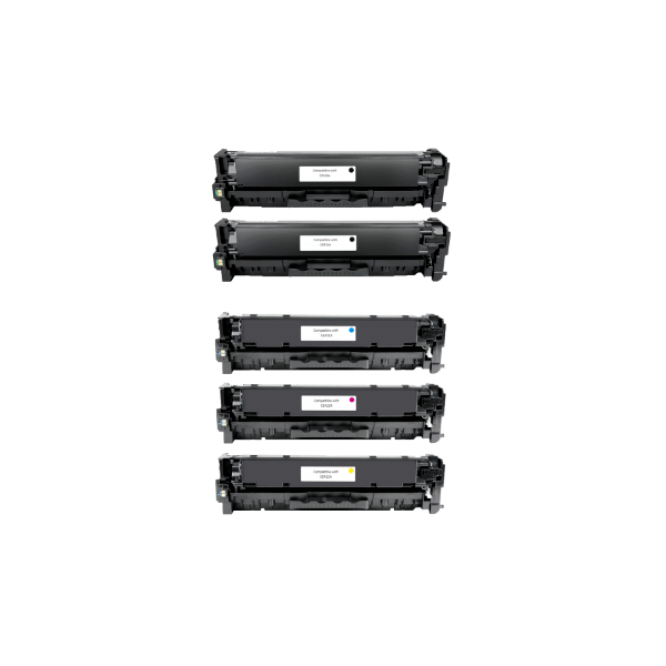 Compatible HP 305X 305A Toner Cartridge Value Pack PLUS EXTRA BLACK Compatible HP 305X 305A Toner Cartridge Value Pack PLUS EXTRA BLACK
